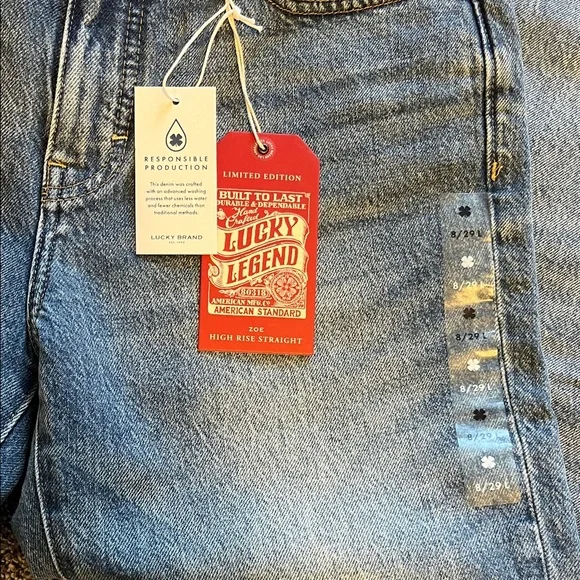NWT Lucky Brand Legend *Limited Edition* High rise straight leg - Picture 6 of 16